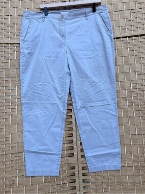 Eileen Fisher Khaki Cropped Pants Women’s Large